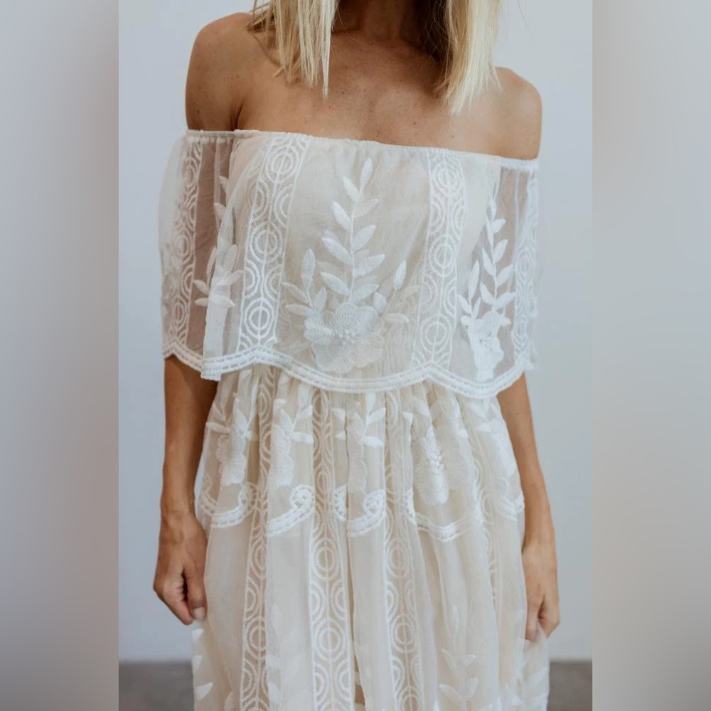Baltic Born Leon Off Shoulder Maxi Dress